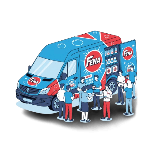 Van campaign tracking with GPS-based route validation and coverage reports