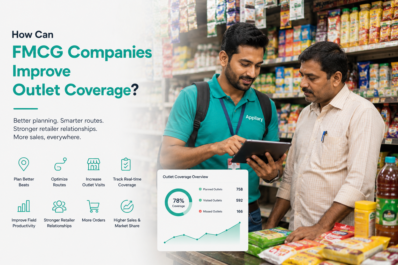 How Can FMCG Companies Improve Outlet Coverage?
