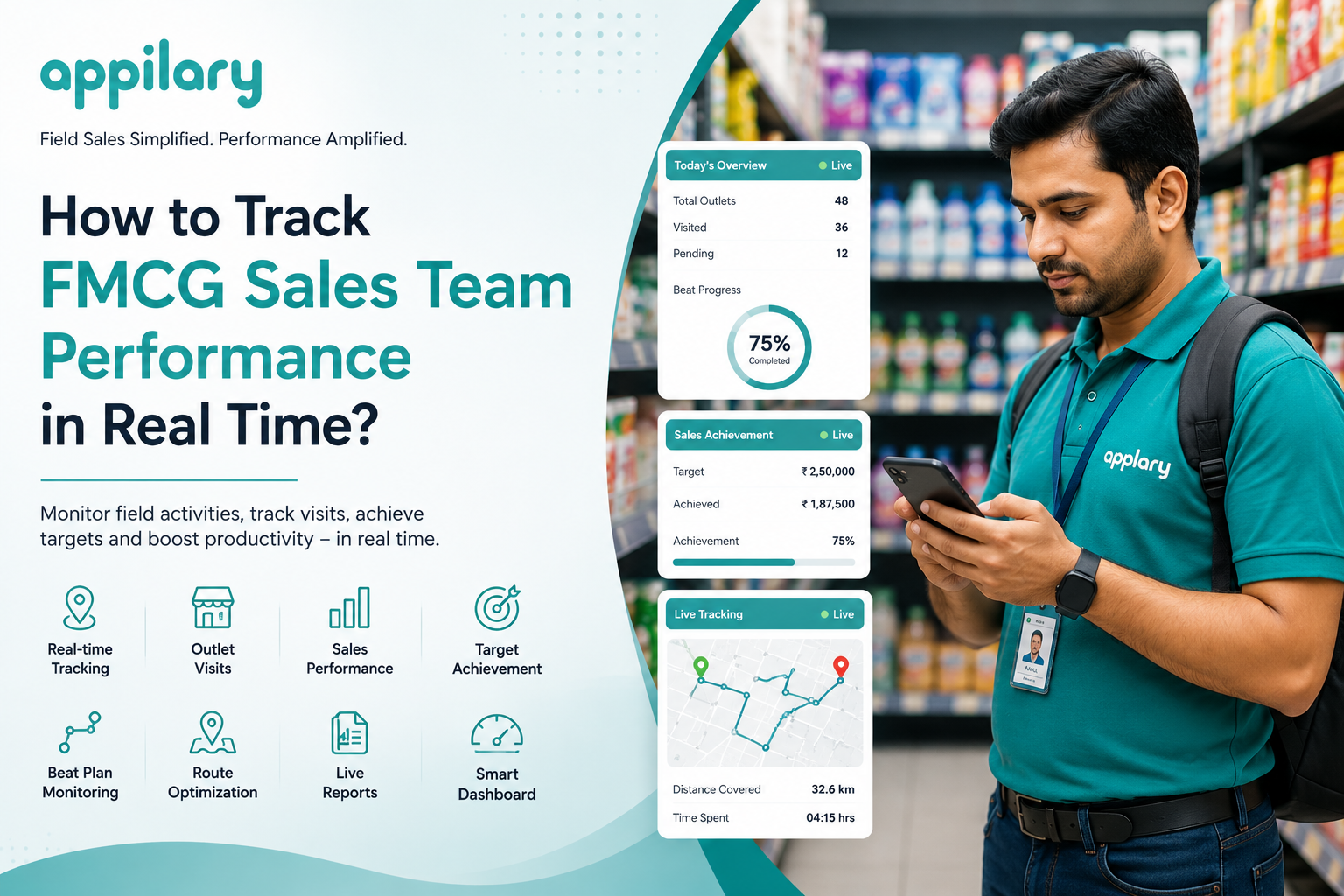 How to Track FMCG Sales Team Performance in Real Time?